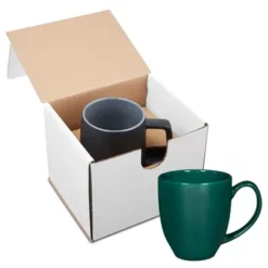 Prime Promotional 15 Oz Bistro Style Ceramic Mug Gift Set -cup shop v5 303