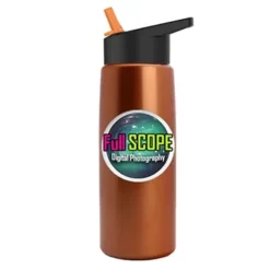Promotional Digital Metalike Flair Bottle - Flip Straw Lid -cup shop v6 129