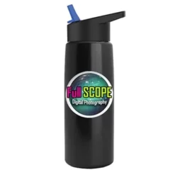 Promotional Digital Metalike Flair Bottle - Flip Straw Lid -cup shop v6 133