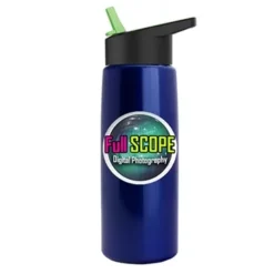 Promotional Digital Metalike Flair Bottle - Flip Straw Lid -cup shop v6 140