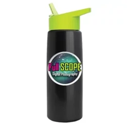 Promotional Digital Metalike Flair Bottle - Flip Straw Lid -cup shop v6 145