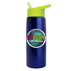 Promotional Digital Metalike Flair Bottle - Flip Straw Lid -cup shop v6 146