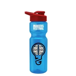Promotional Poly-Pure - 28 Oz Bottle - Drink Thru Lid -cup shop v6 195