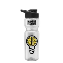 Promotional Poly-Pure - 28 Oz Bottle - Drink Thru Lid -cup shop v6 198