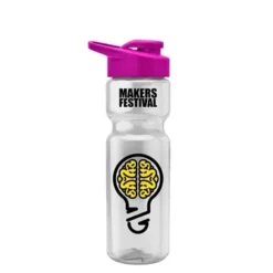 Promotional Poly-Pure - 28 Oz Bottle - Drink Thru Lid -cup shop v6 205