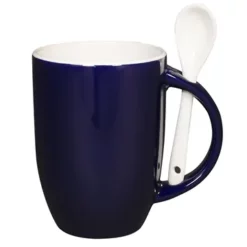 Prime Promotional 12 Oz Ceramic Mug With Spoon -cup shop v6 304