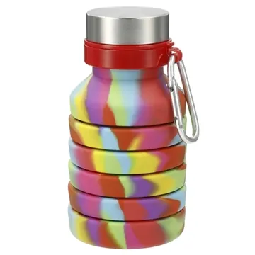 Promotional Zigoo Silicone Collapsible Bottle 18 Oz - Tie Dye 5 Promotional Zigoo Silicone Collapsible Bottle 18 Oz - Tie Dye - Image 3