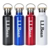 Promotional 20 Oz Stainless Steel Water Bottle With Screw-on Bamboo Lid -cup shop v6 88