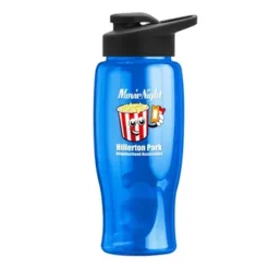 Promotional Poly-Pure - 27 Oz Bottle - Drink-Thru Lid - Digital -cup shop v7 150