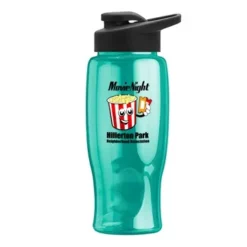 Promotional Poly-Pure - 27 Oz Bottle - Drink-Thru Lid - Digital -cup shop v7 156