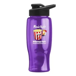 Promotional Poly-Pure - 27 Oz Bottle - Drink-Thru Lid - Digital -cup shop v7 157