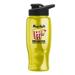 Promotional Poly-Pure - 27 Oz Bottle - Drink-Thru Lid - Digital -cup shop v7 158