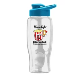 Promotional Poly-Pure - 27 Oz Bottle - Drink-Thru Lid - Digital -cup shop v7 160