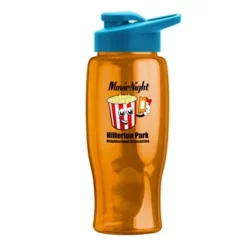 Promotional Poly-Pure - 27 Oz Bottle - Drink-Thru Lid - Digital -cup shop v7 163