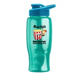 Promotional Poly-Pure - 27 Oz Bottle - Drink-Thru Lid - Digital -cup shop v7 167