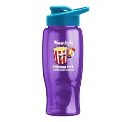 Promotional Poly-Pure - 27 Oz Bottle - Drink-Thru Lid - Digital -cup shop v7 168