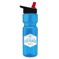 Promotional 28 Oz Transparent Bottle -Flip Straw Lid -cup shop v7 172
