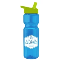 Promotional 28 Oz Transparent Bottle -Flip Straw Lid -cup shop v7 174