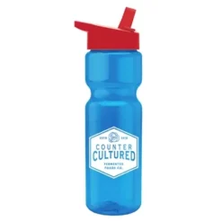 Promotional 28 Oz Transparent Bottle -Flip Straw Lid -cup shop v7 176