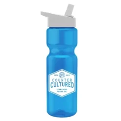 Promotional 28 Oz Transparent Bottle -Flip Straw Lid -cup shop v7 178