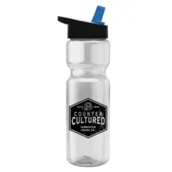 Promotional 28 Oz Transparent Bottle -Flip Straw Lid -cup shop v7 180