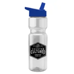 Promotional 28 Oz Transparent Bottle -Flip Straw Lid -cup shop v7 183