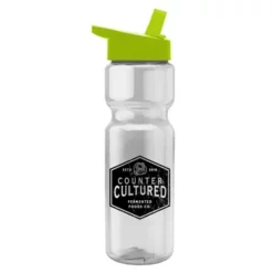 Promotional 28 Oz Transparent Bottle -Flip Straw Lid -cup shop v7 184