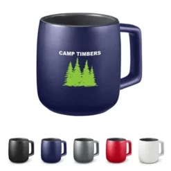 Prime Promotional 15 Oz Geo Square Handle Ceramic Mug
