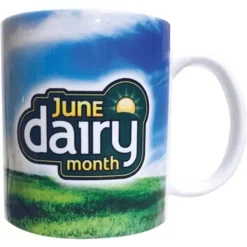 Promotional Full Color 11 Oz Ceramic White C Mug