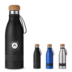 Prime Promotional 19 Oz Double Wall Vacuum Bottle With Cork Lid
