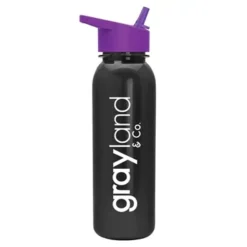 Promotional Terrain - 24 Oz Metalike Bottle - Flip Straw Lid -cup shop v8 128