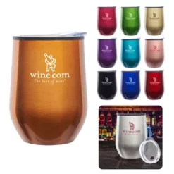 Promotional 10 Oz Insulated Cup With Lid