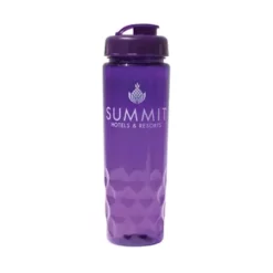 Promotional 24 Oz Poly-Saver PET Bottle With Flip Top Cap -cup shop v8 85