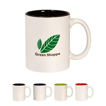 Prime Promotional 11 Oz Two Tone C-Handle Mug 3 Prime Promotional 11 Oz Two Tone C-Handle Mug