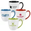 Promotional 16 Oz Two-Tone Ceramic Bistro Mug -cup shop v9 91